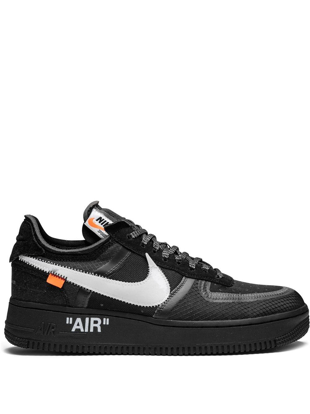 Nike X Off-White The 10: Nike Air Force 1运动鞋 - 黑色
