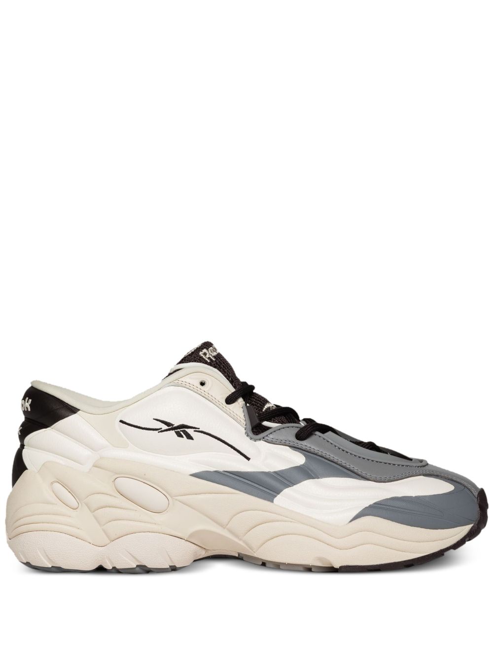 Reebok LTD DMX Run 6 logo刺绣运动鞋 - 灰色