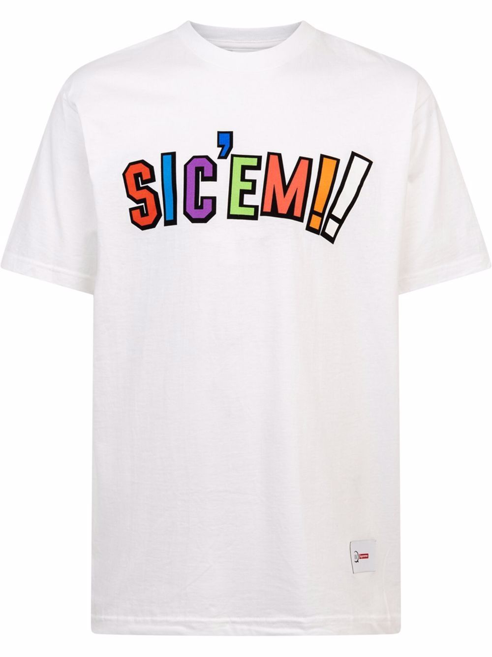 Supreme x WTAPS Sic'em T恤 - 白色