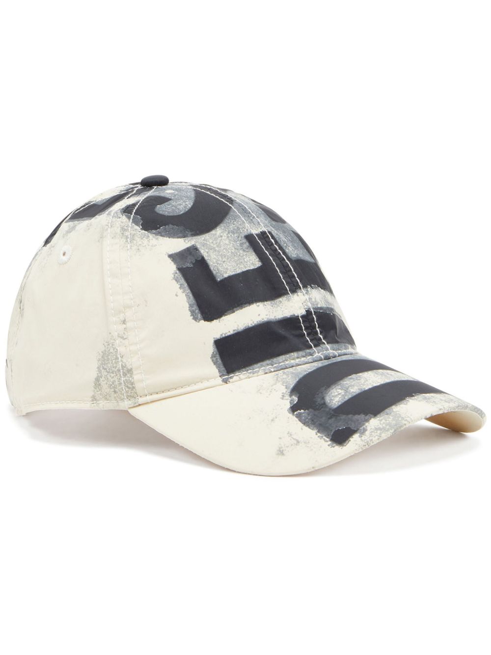 Diesel C-Ewan logo印花棒球帽 - 白色