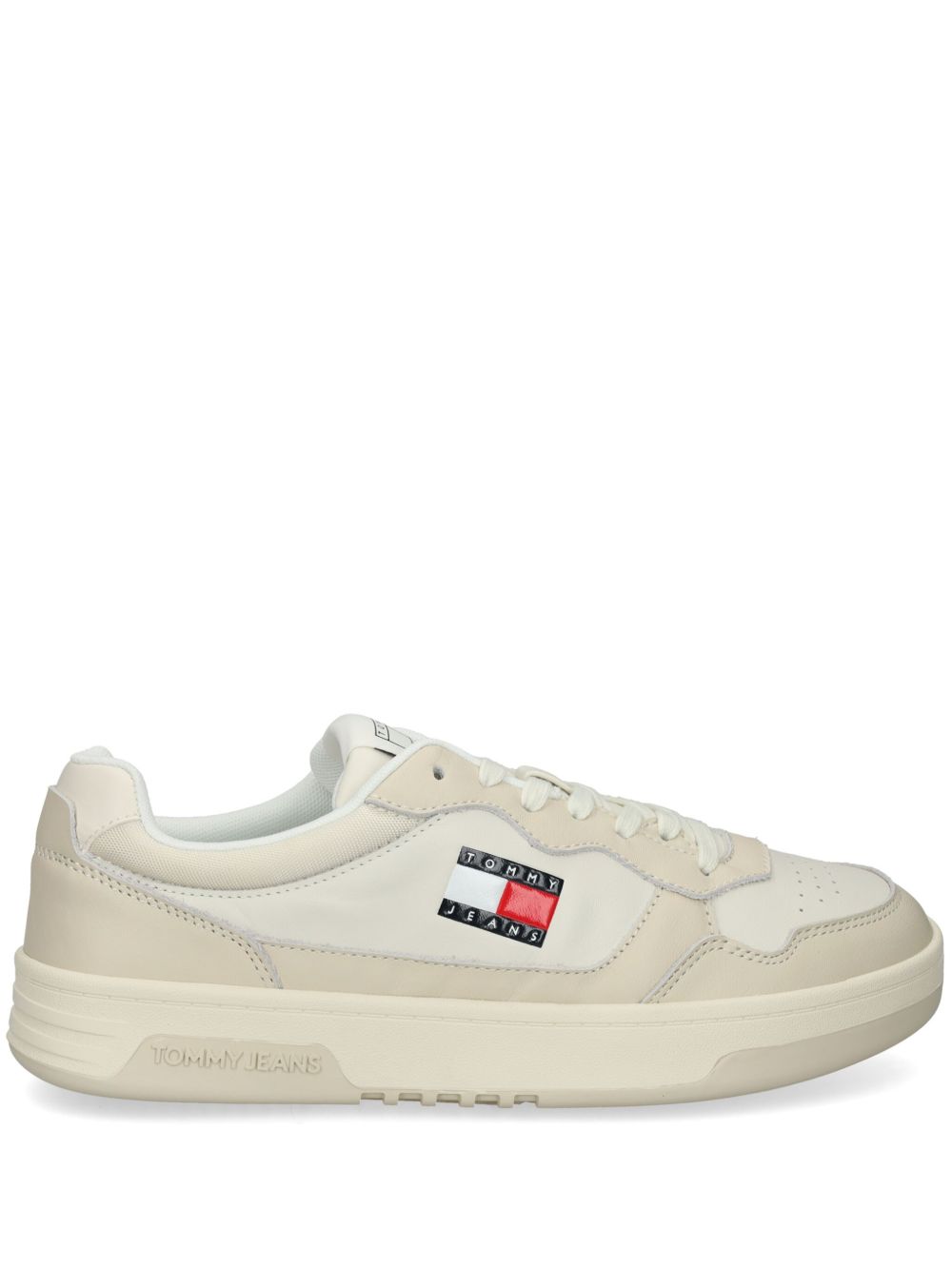 Tommy Jeans 双色系带皮质运动鞋 - 中性色