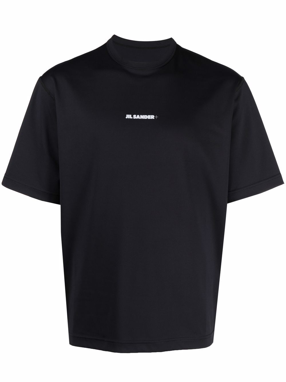 Jil Sander logo 印花T恤 - 黑色