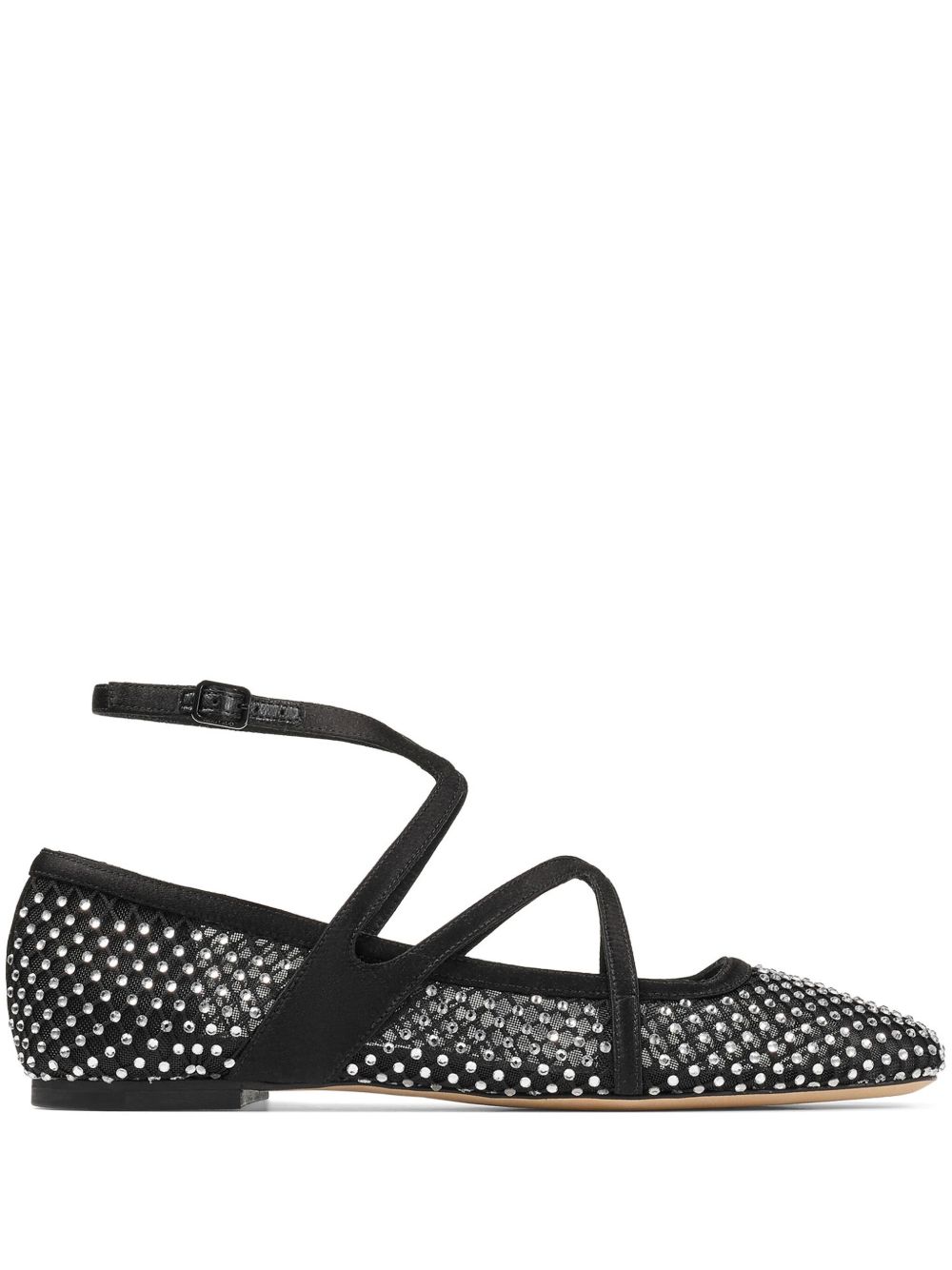 Jimmy Choo Astoria 芭蕾平底鞋 - 黑色