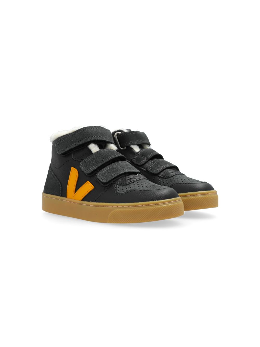 VEJA Kids V-10 Mid 运动鞋 - 黑色