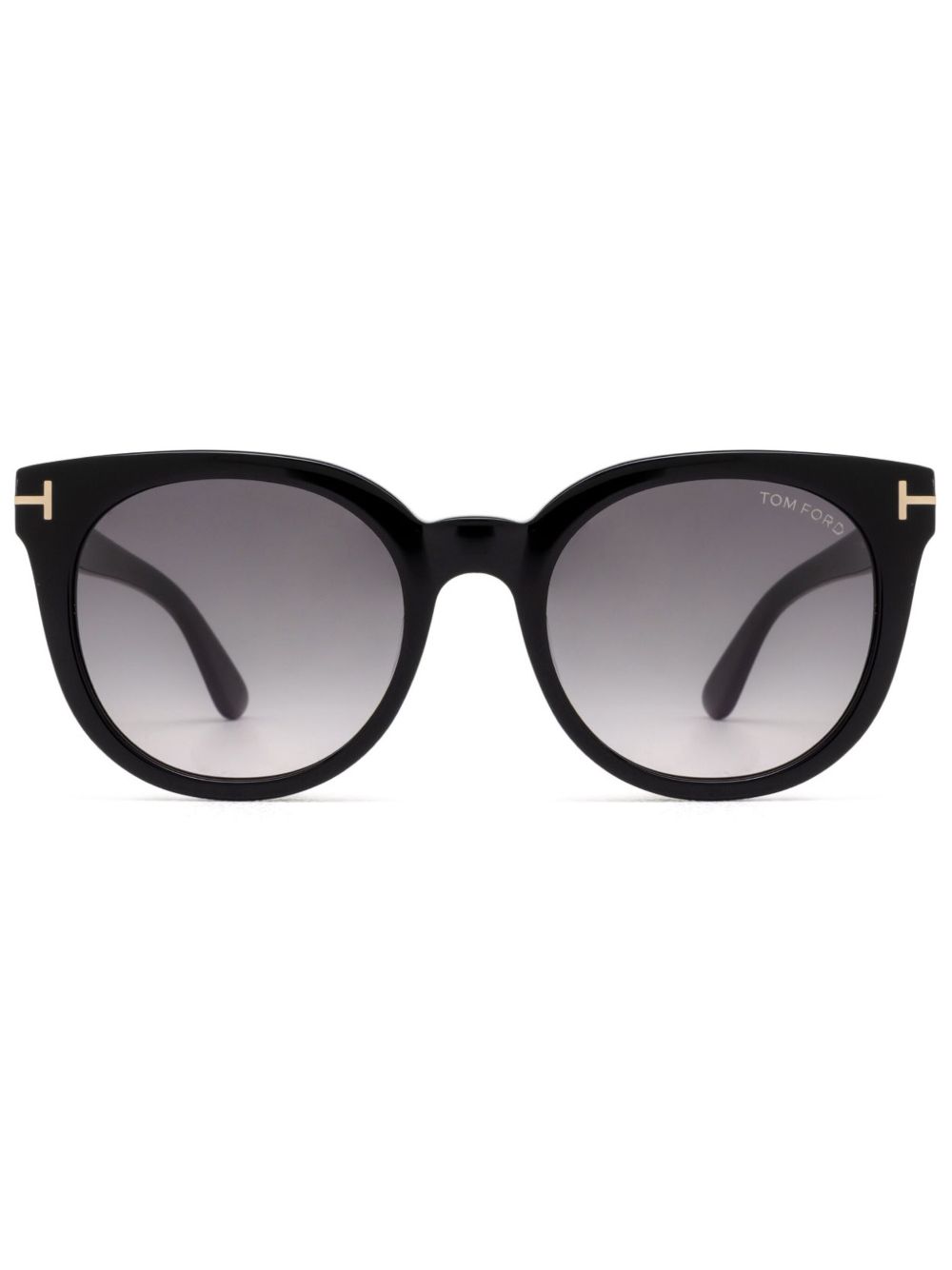 TOM FORD Eyewear 抛光方框太阳眼镜 - 黑色