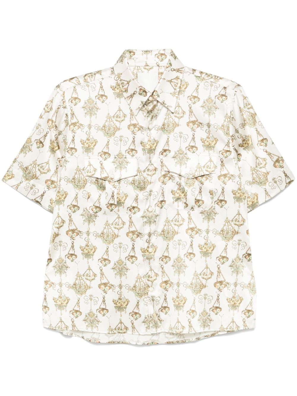 Givenchy 吊饰印花衬衫 - 中性色
