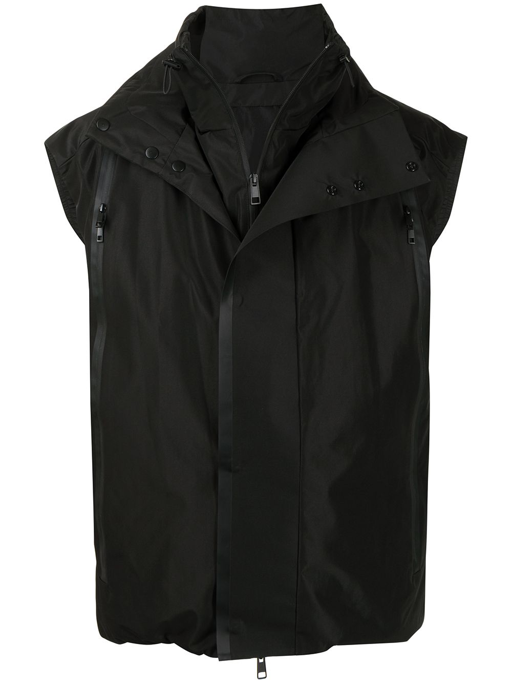 3.1 Phillip Lim 纯色马甲 - 黑色