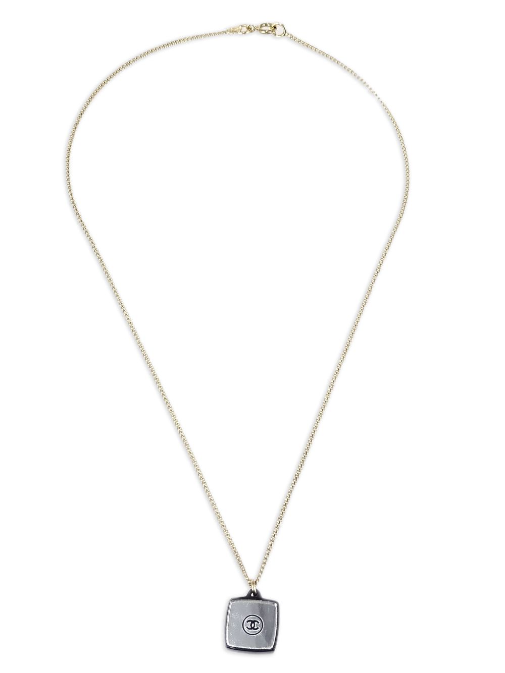 CHANEL Pre-Owned 2004 CC pendant chain necklace - 金色