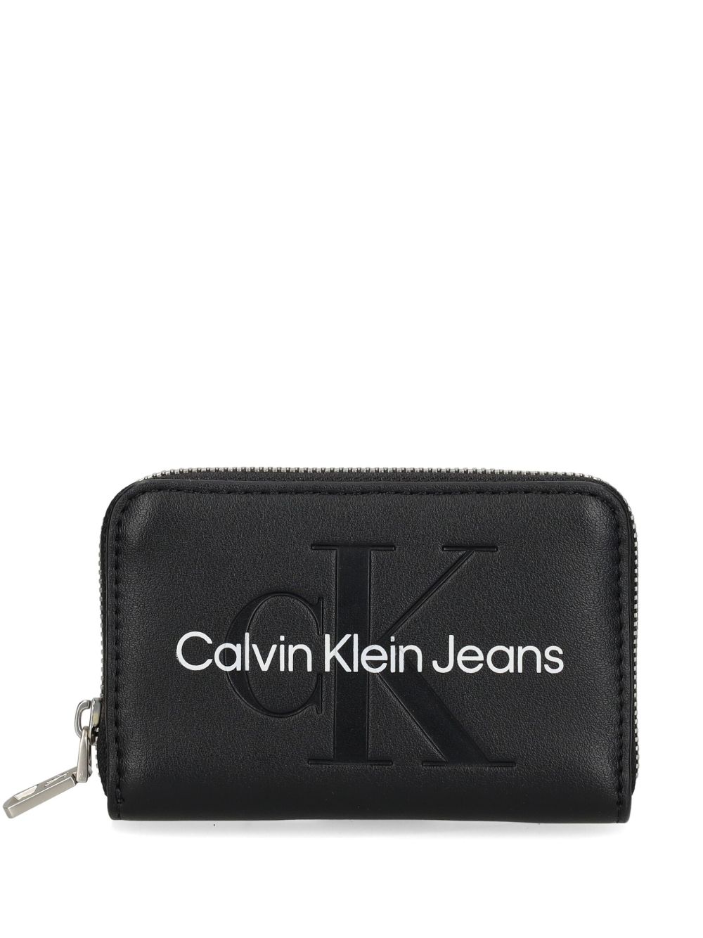 Calvin Klein logo钱包 - 黑色