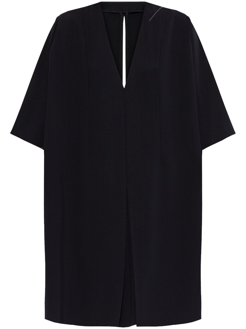 MM6 Maison Margiela 直筒迷你连衣裙 - 黑色