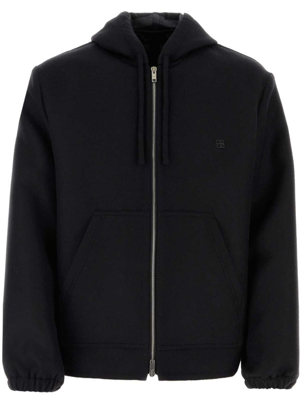 Givenchy 拉链抽绳卫衣 - 黑色