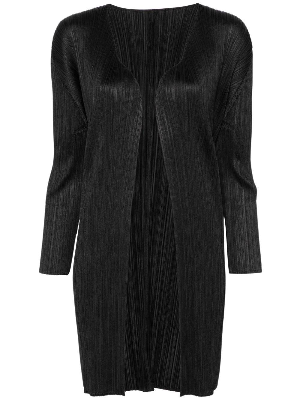 Pleats Please Issey Miyake 细褶夹克 - 黑色