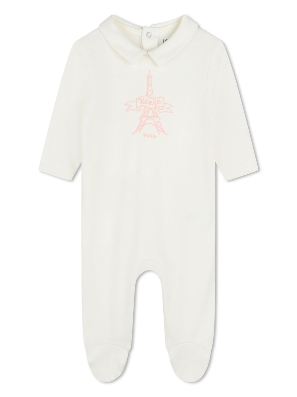 Kenzo Kids Eiffel Tower 棉睡衣套装 （两件装） - 白色
