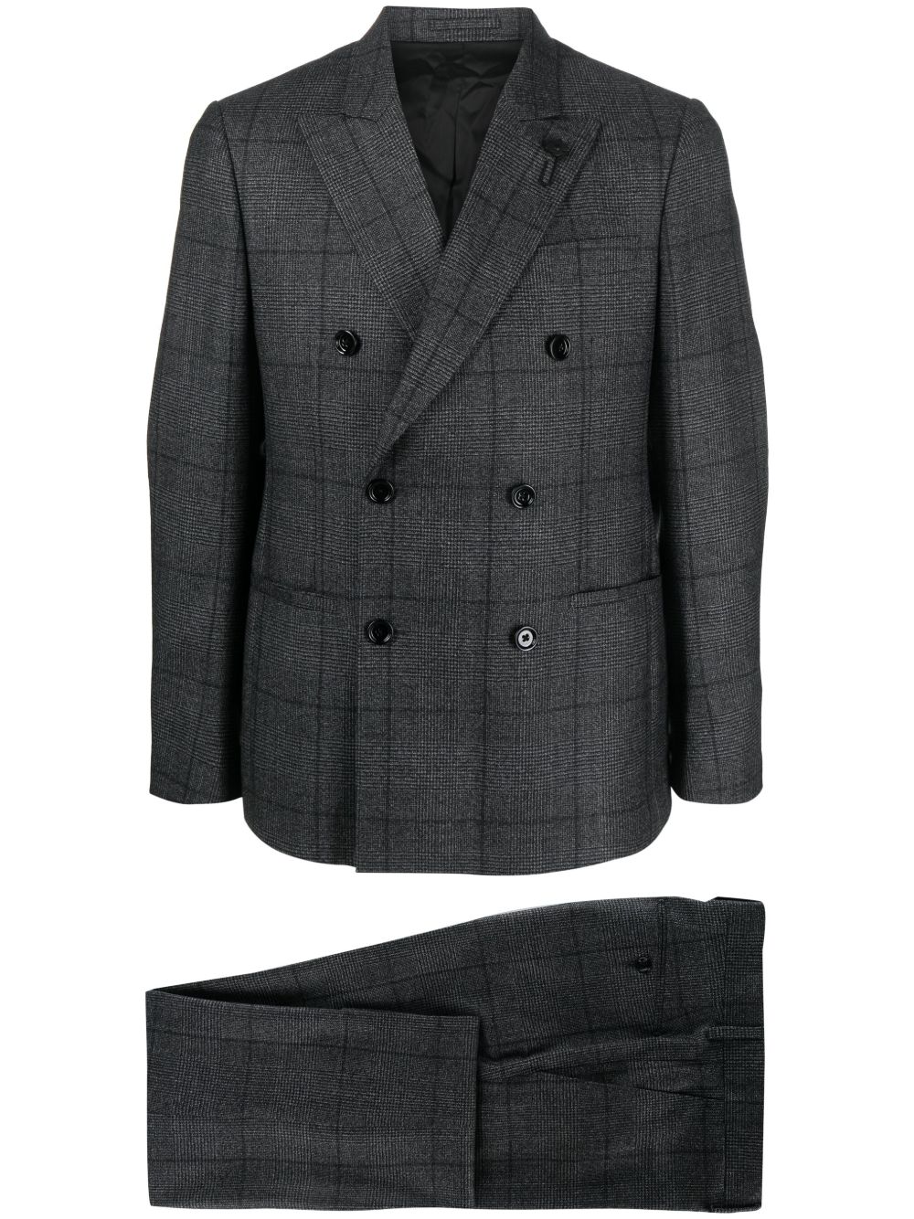 Lardini Kosmo 双排扣西装套装 - 灰色