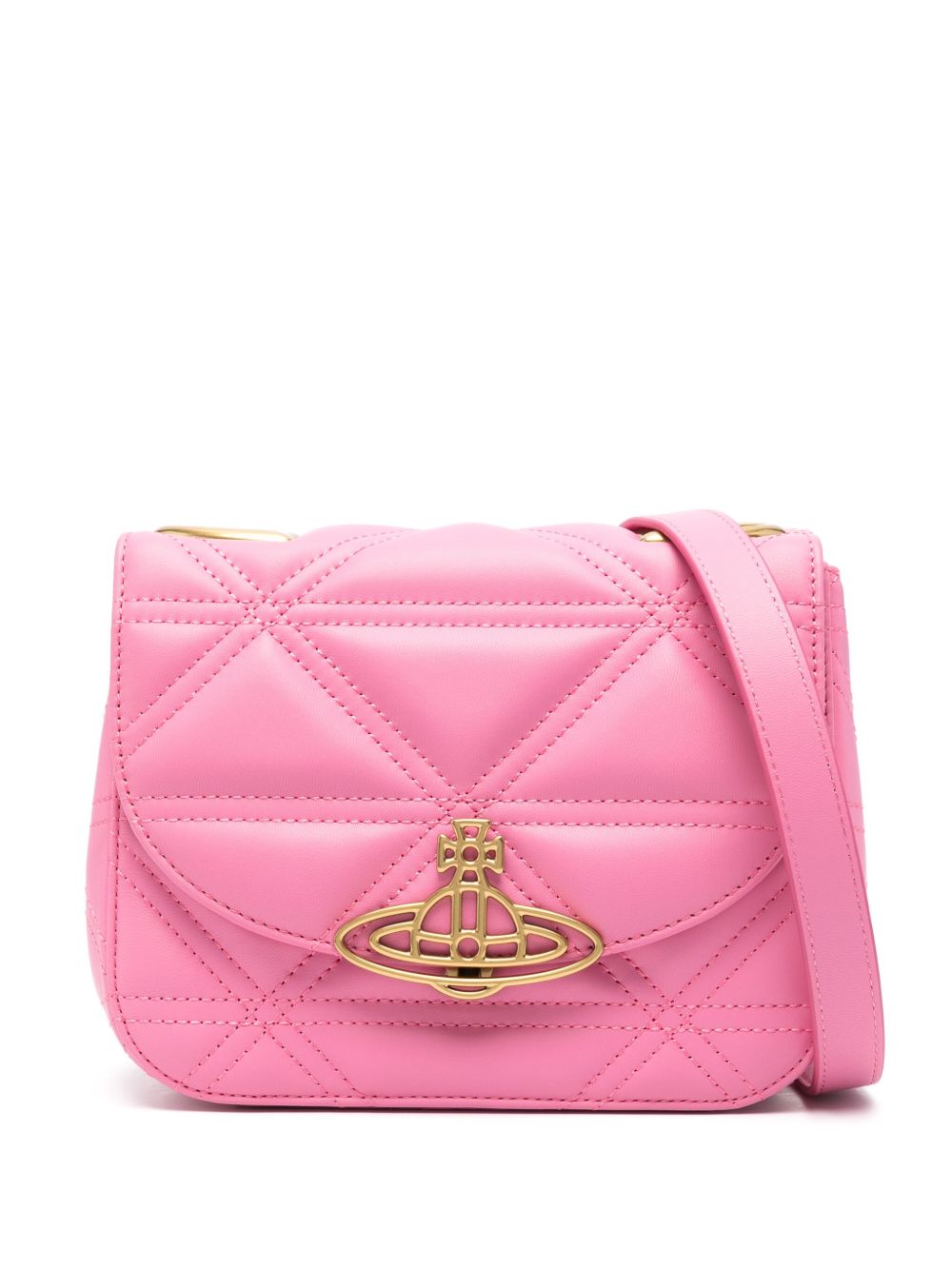 Vivienne Westwood Linda 斜挎包 - 粉色