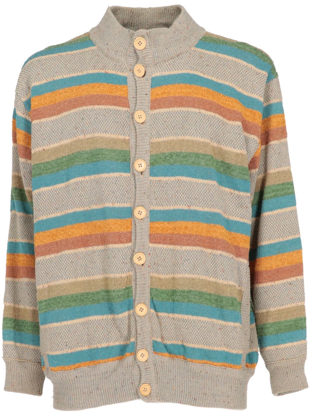 Missoni Pre-Owned 条纹开衫（1980年代典藏款） - 中性色