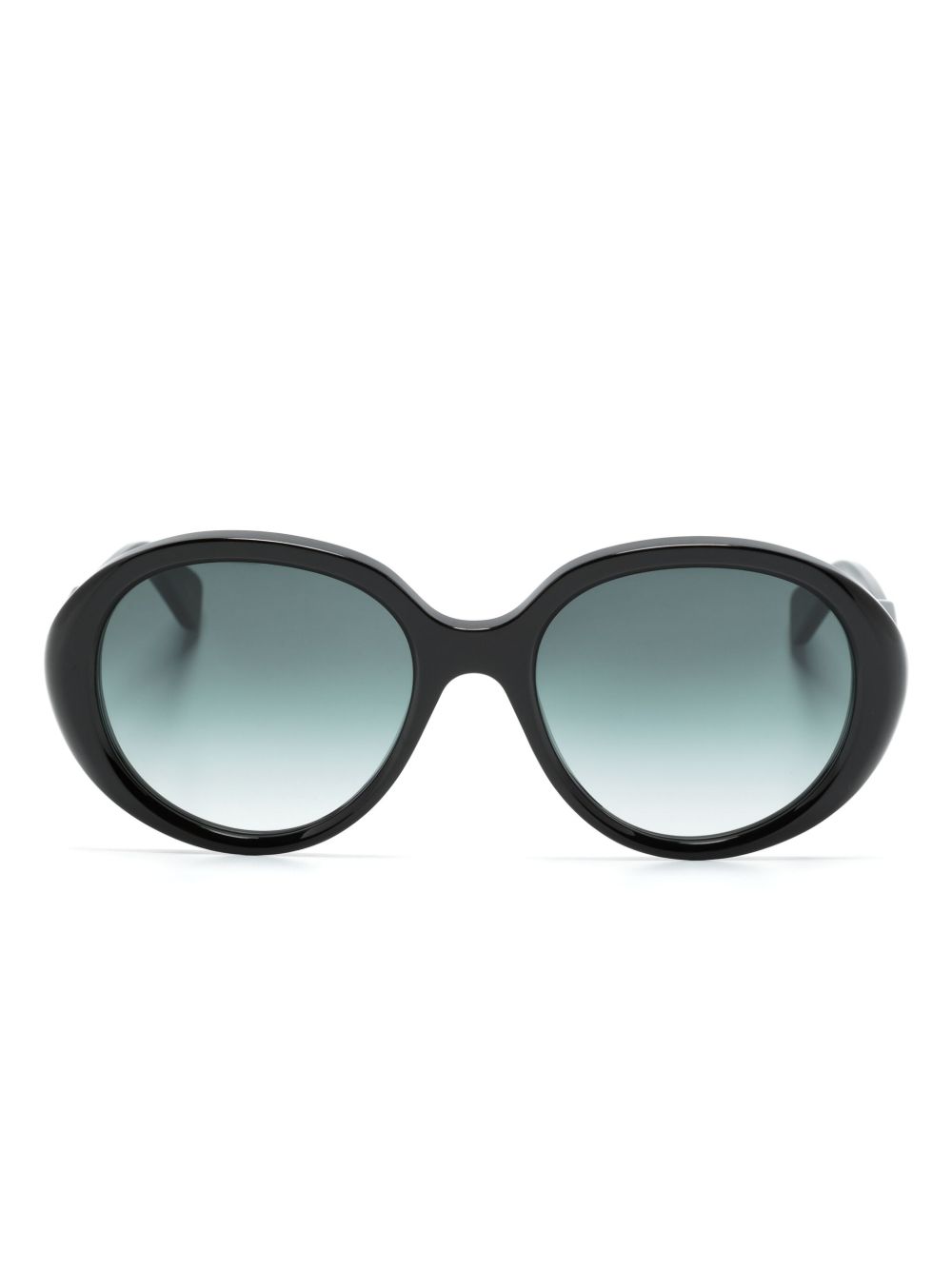 Chloé Eyewear Gayia 圆框太阳眼镜 - 黑色