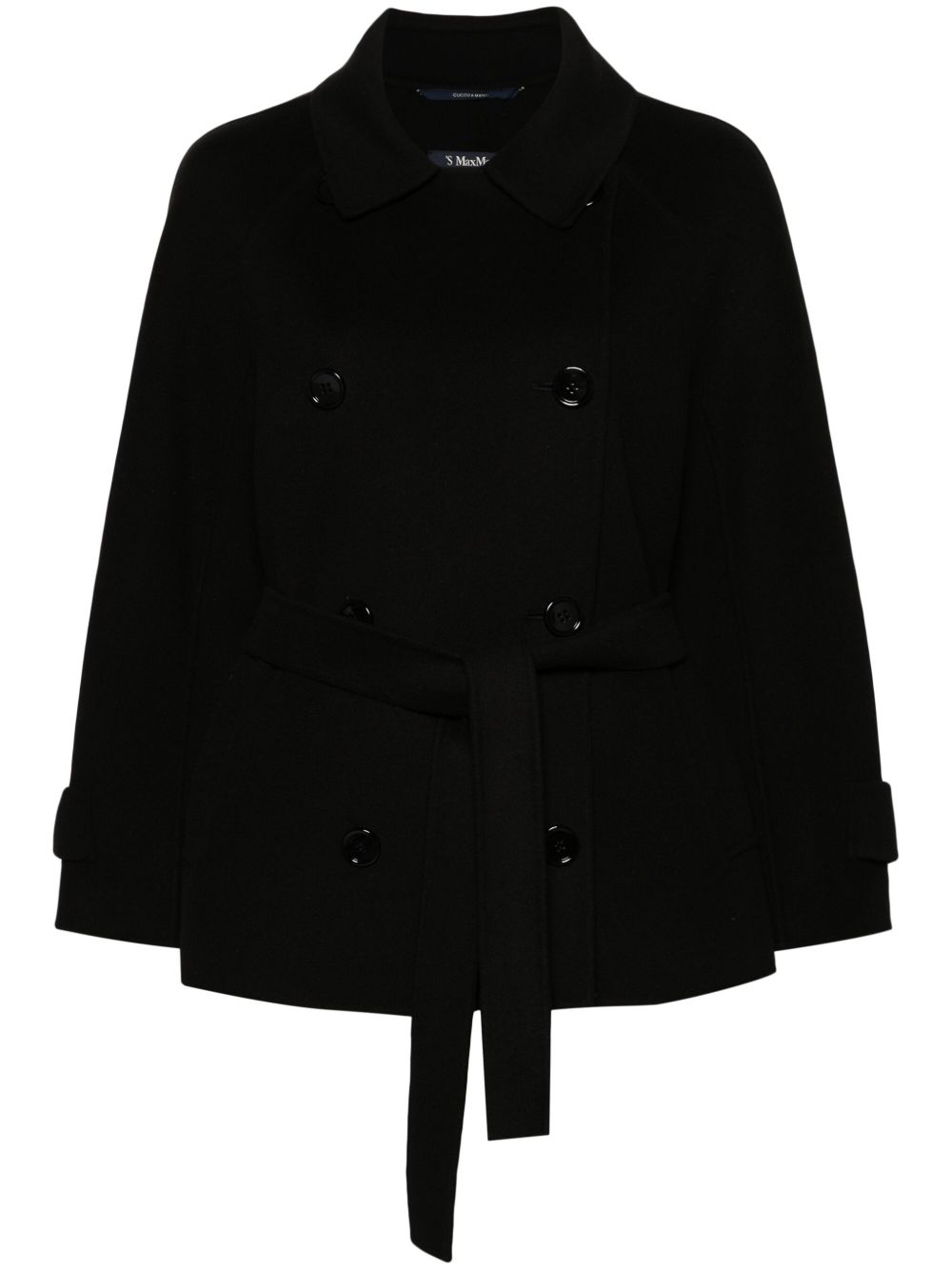 'S Max Mara Louis 水手短外套 - 黑色