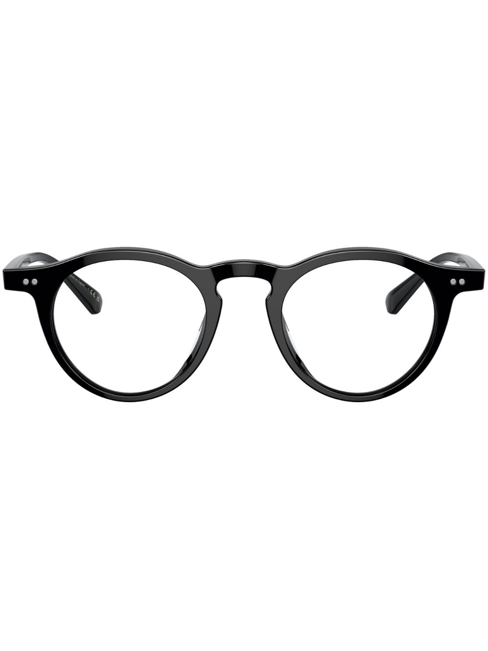 Oliver Peoples 圆框眼镜 - 黑色