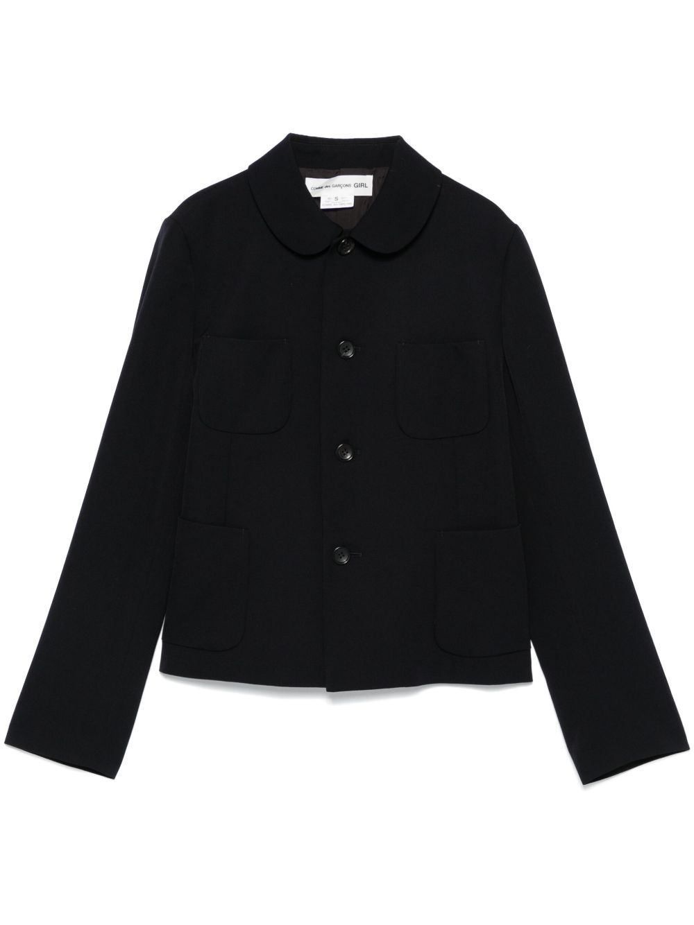 Comme Des Garçons Girl 羊毛西装夹克 - 蓝色