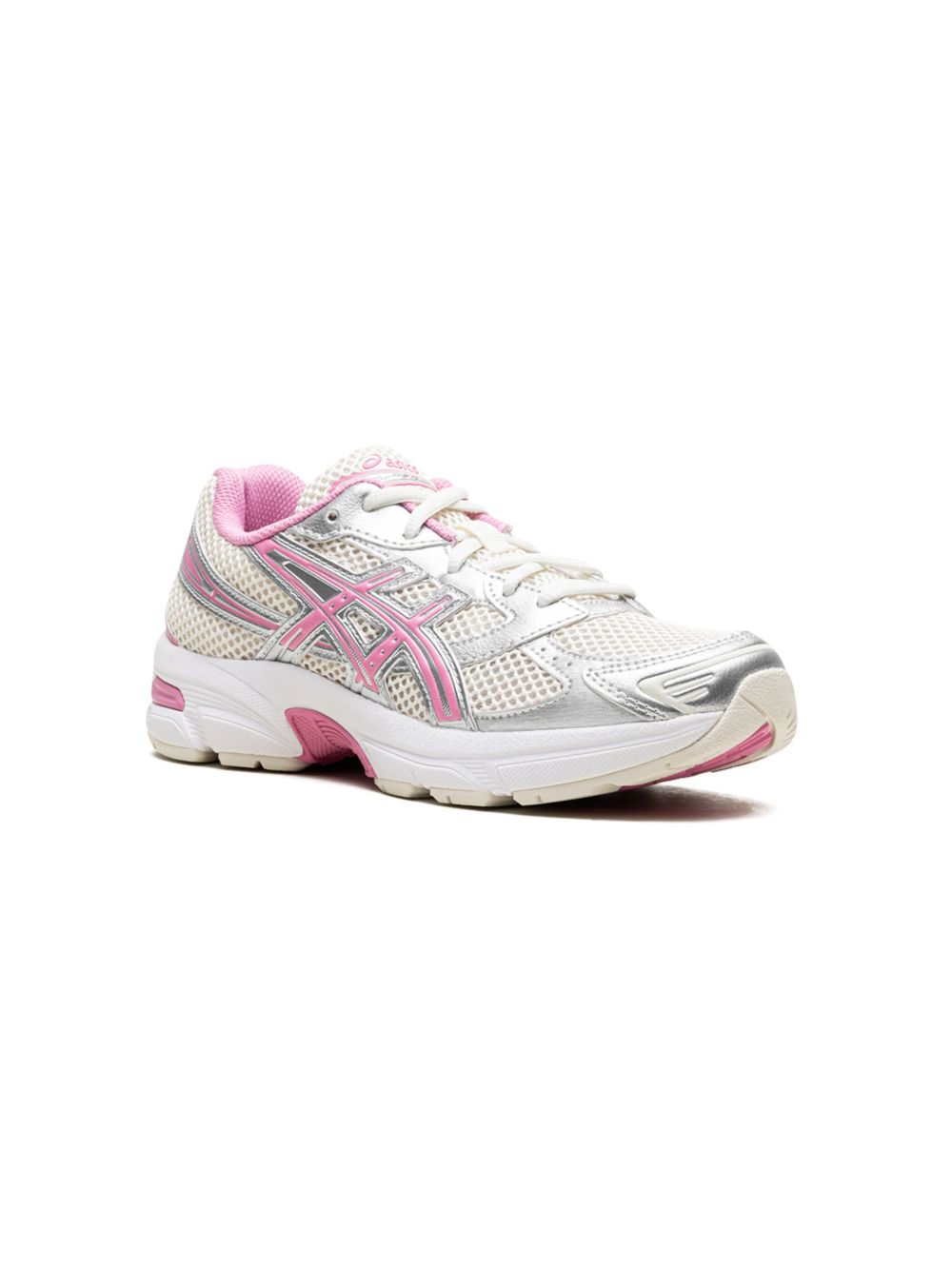 Asics Kids GEL-1130 Cream/Sweet Pink 运动鞋 - 白色