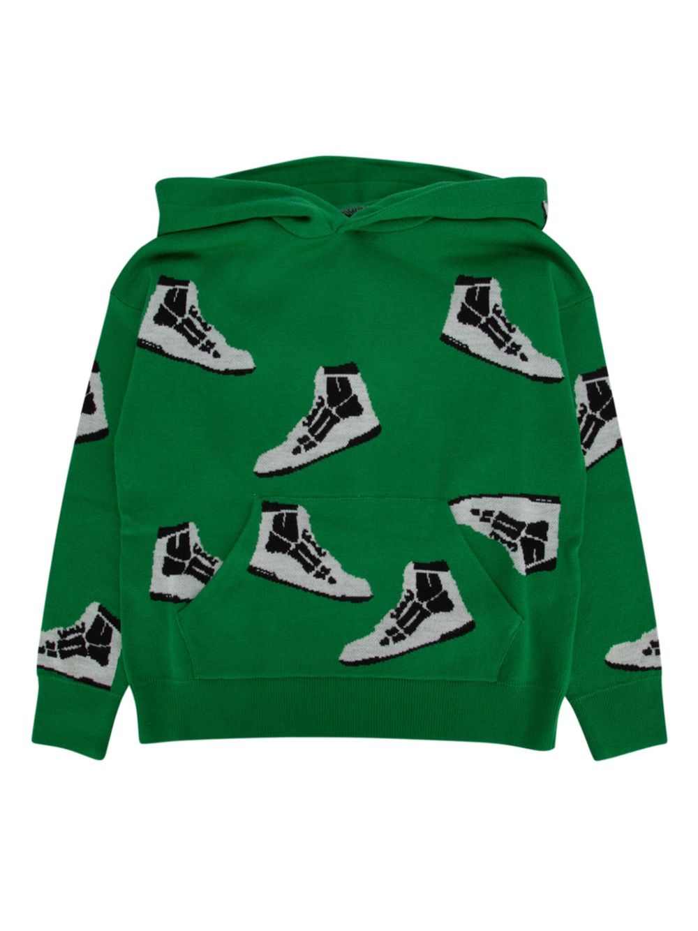 AMIRI KIDS Skel 连帽衫 - 绿色