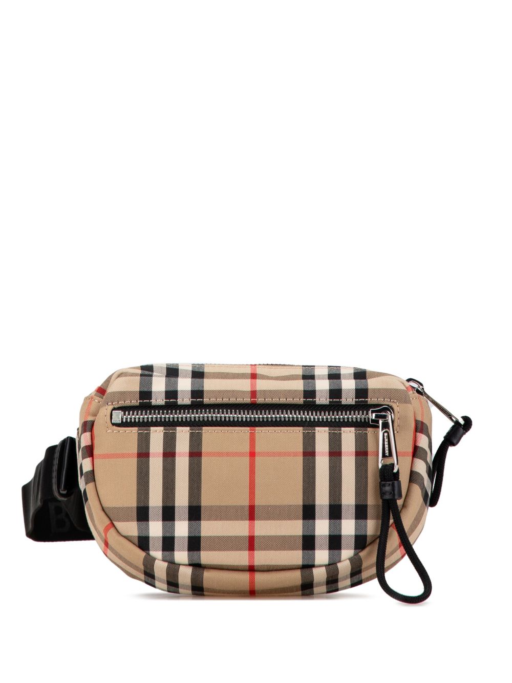 Burberry Pre-Owned Nova Check 棉腰包（2000-2015年典藏款） - 褐色