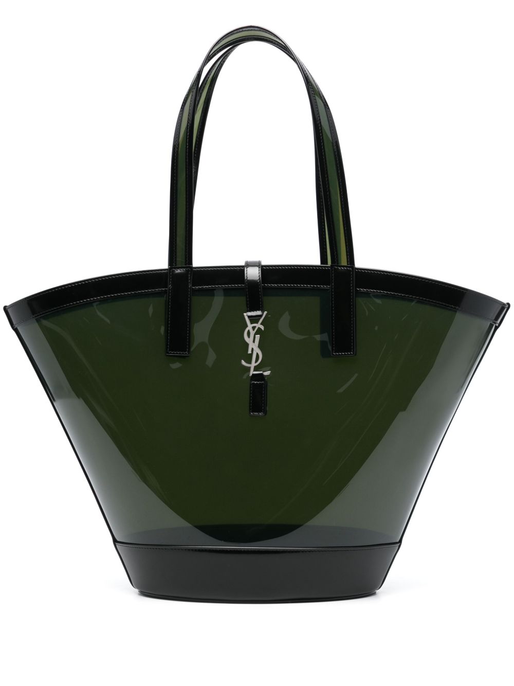 Saint Laurent Panier 中号手提包 - 绿色