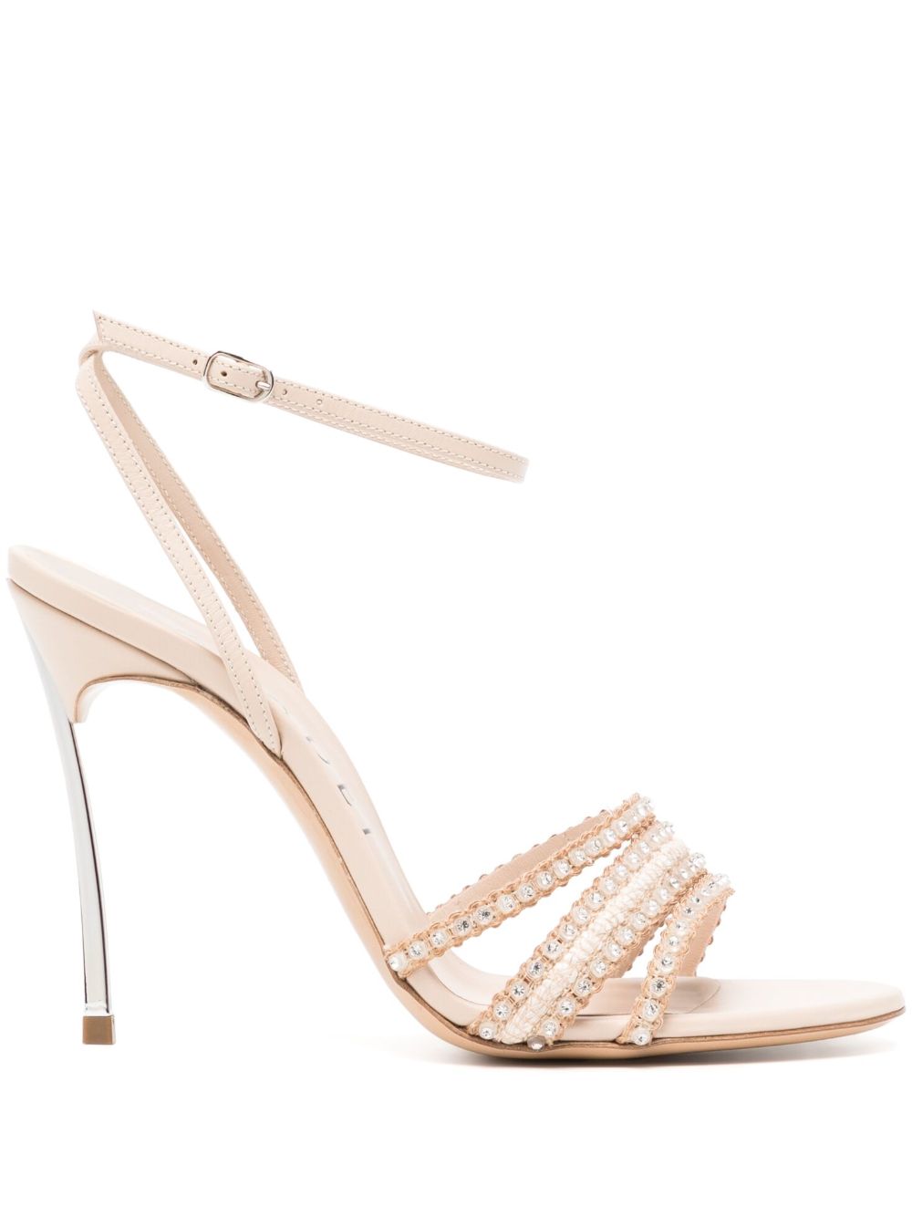 Casadei Blade Limelight 皮质高跟凉鞋 - 粉色