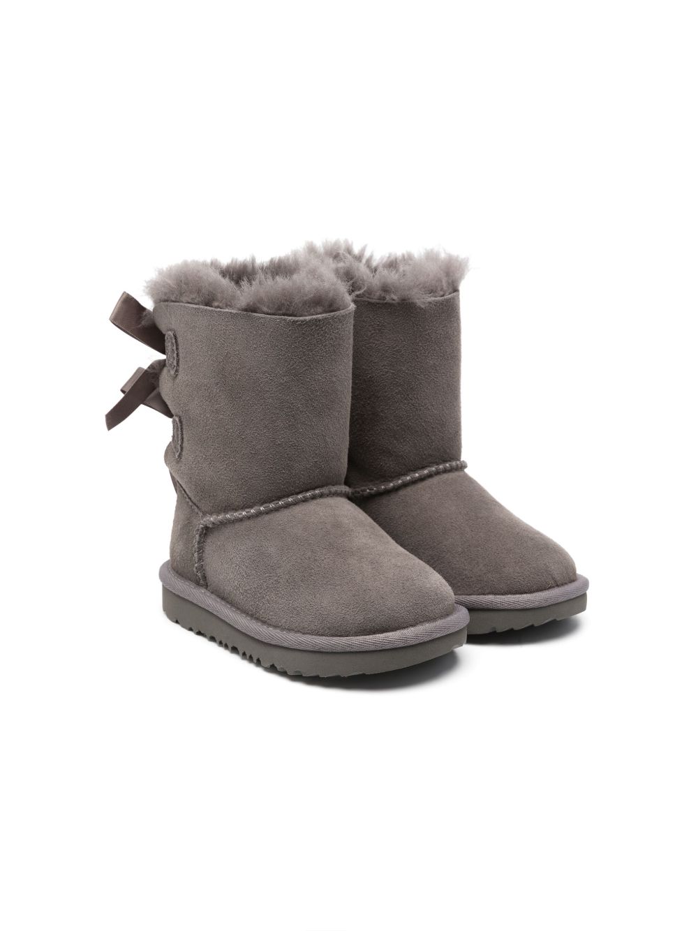 UGG Kids Bailey Bow II 短靴 - 灰色