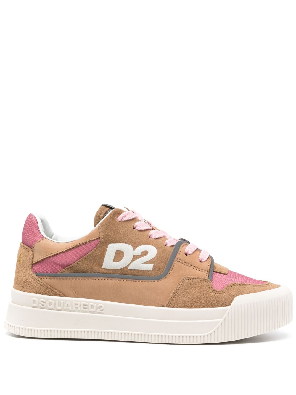 DSQUARED2 绒面皮运动鞋 - 褐色