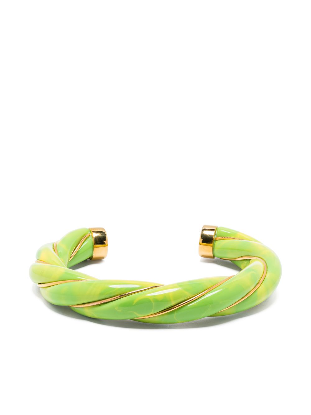 Aurelie Bidermann Diana cuff bracelet - 绿色