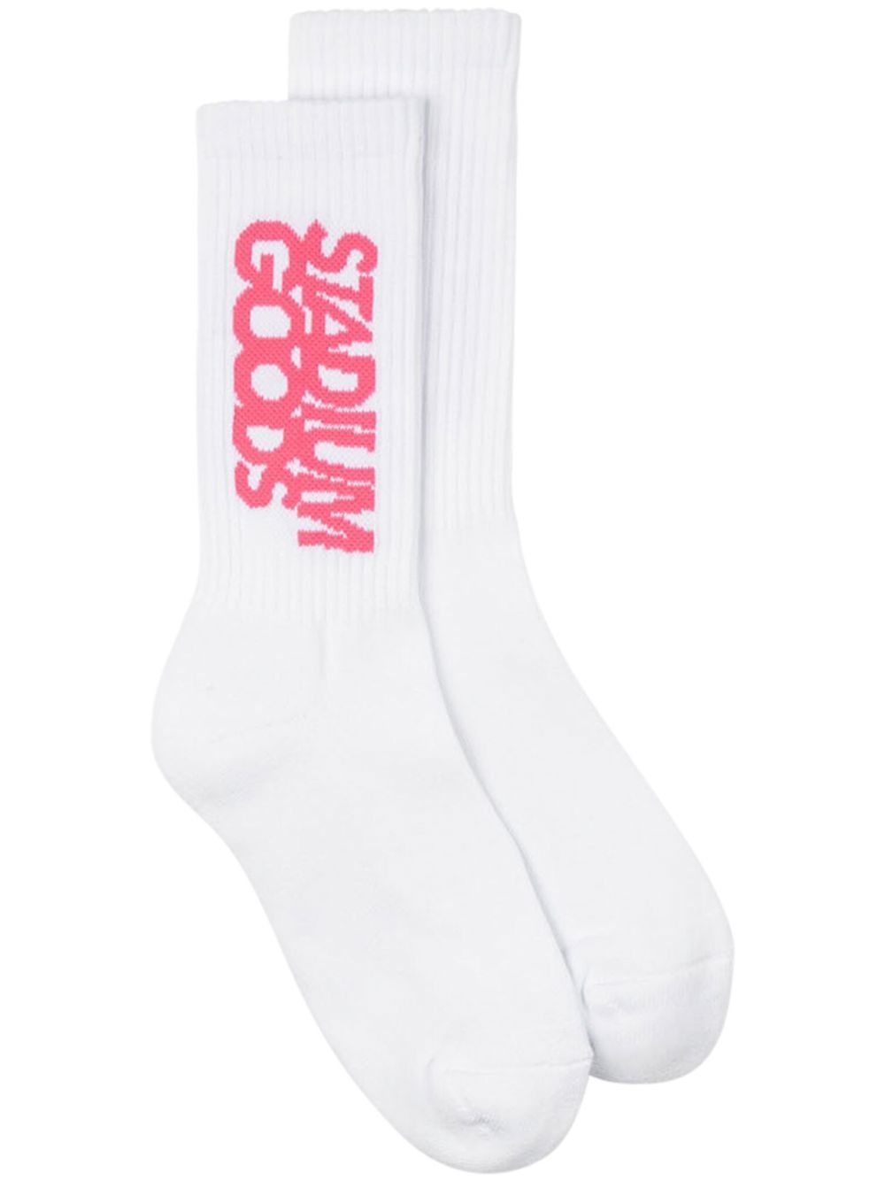 STADIUM GOODS® logo印花针织袜 - 白色