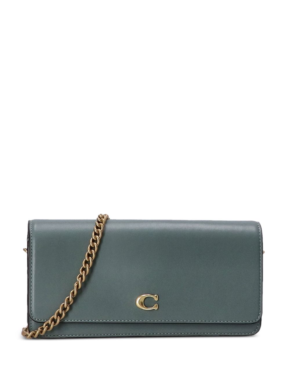 Coach Evie wallet on chain - 蓝色