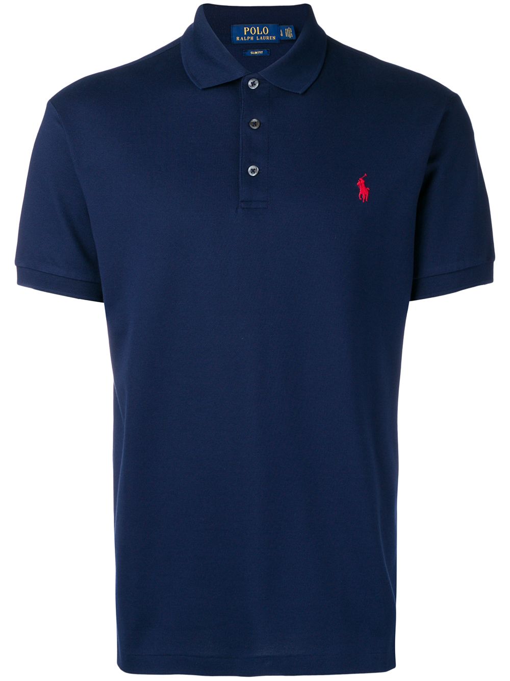 Polo Ralph Lauren logo刺绣polo衫 - 蓝色
