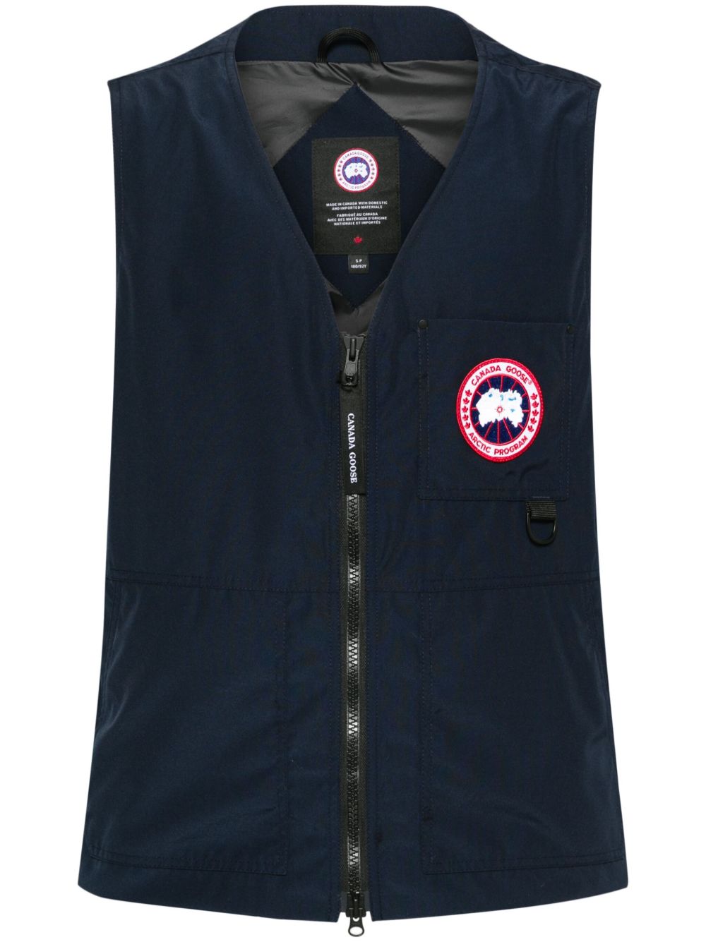 Canada Goose Canmore 标贴马甲 - 蓝色