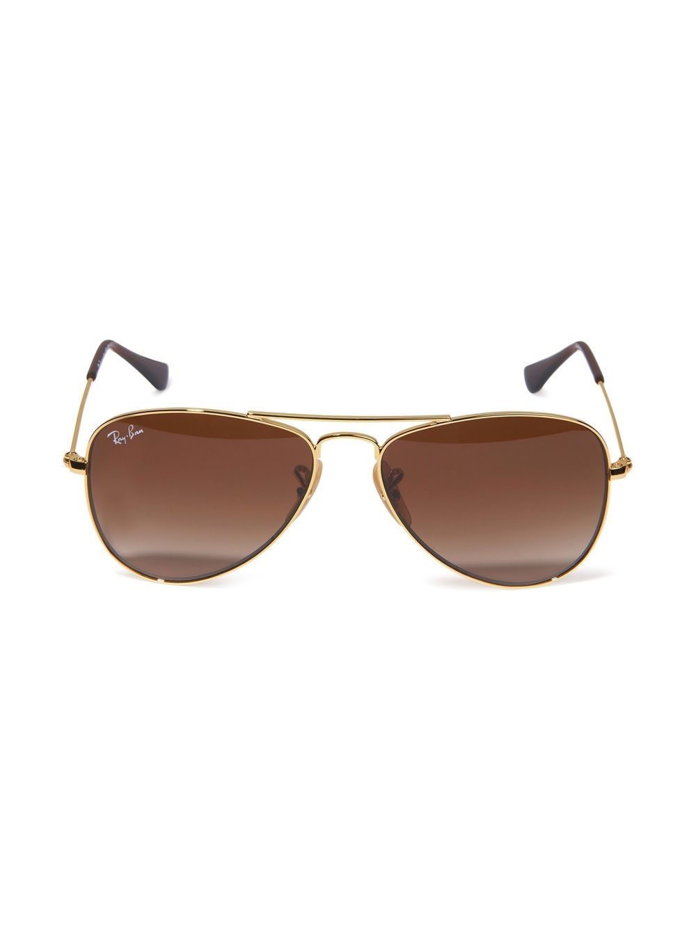 RAY-BAN JUNIOR 飞行员镜框太阳眼镜 - 金色