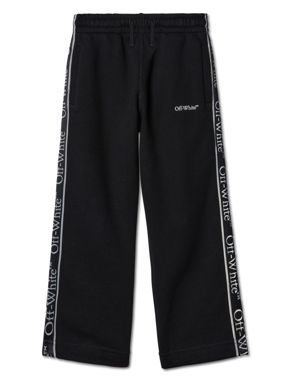 Off-White Kids Bookish Logo Band 运动裤 - 黑色