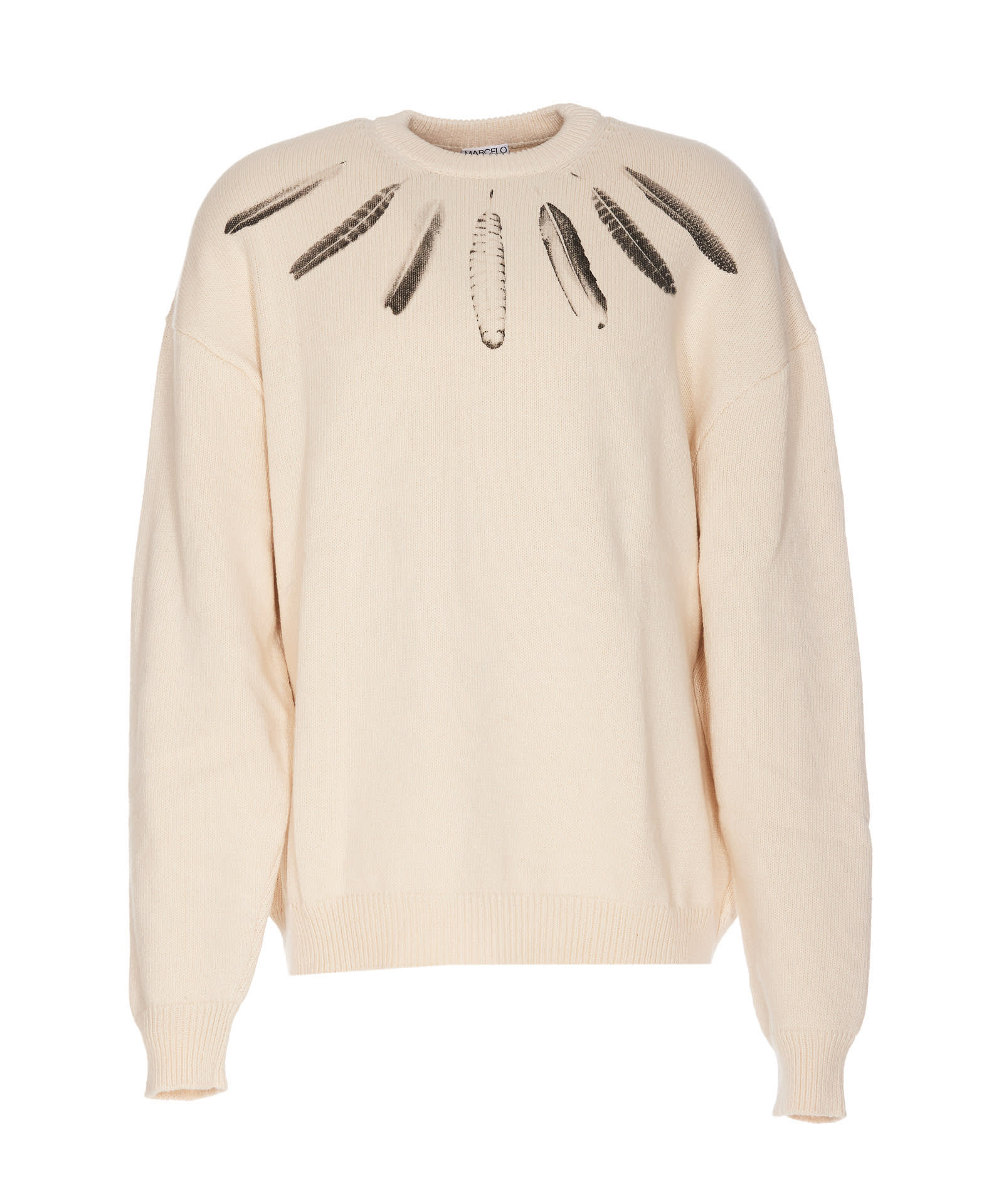 Marcelo Burlon Aop Wind Feather Sweater