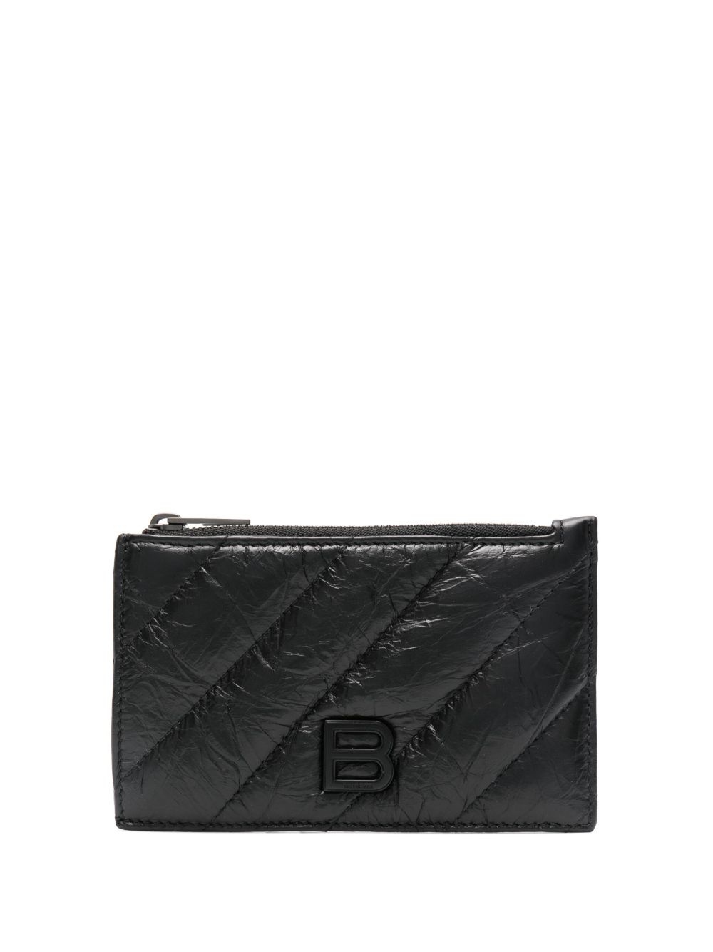 Balenciaga Crush 长款卡夹 - 黑色