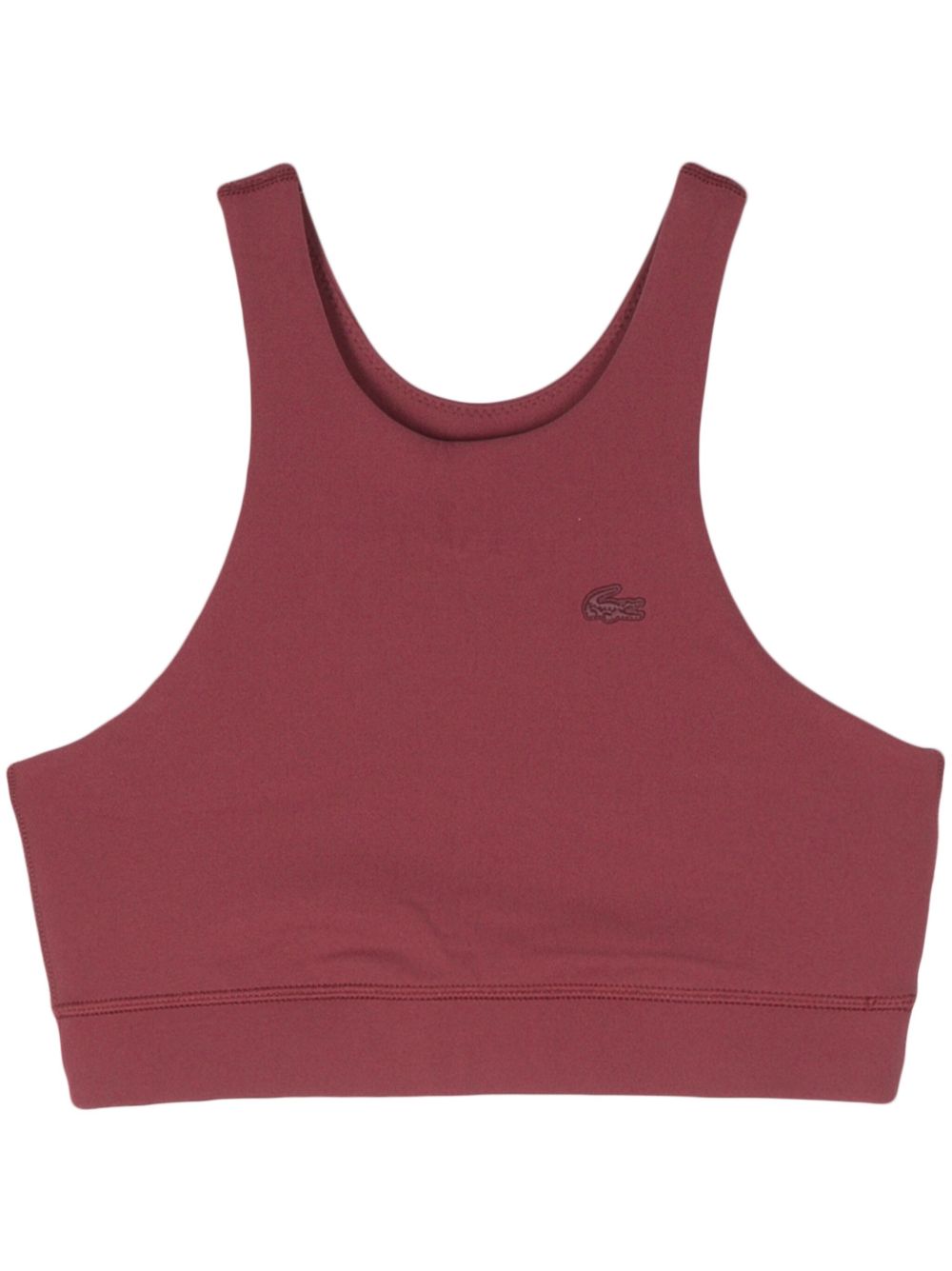 Lacoste Quick-dry 运动文胸 - 红色