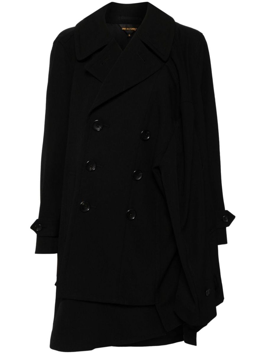 Comme Des Garçons 羊毛双排扣大衣