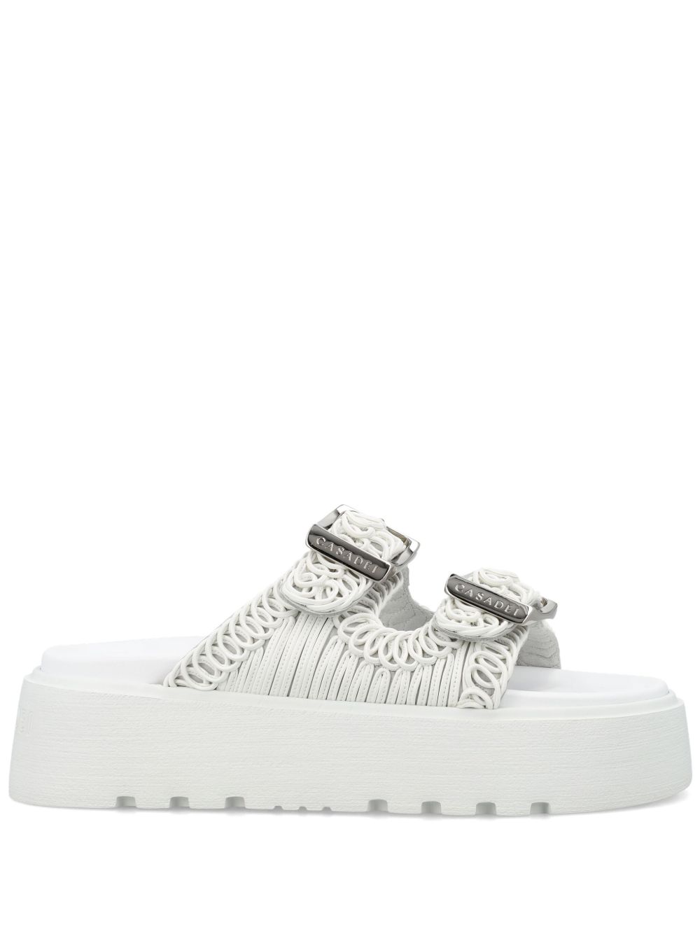 Casadei Mule Dei Mexico 凉鞋 - 白色