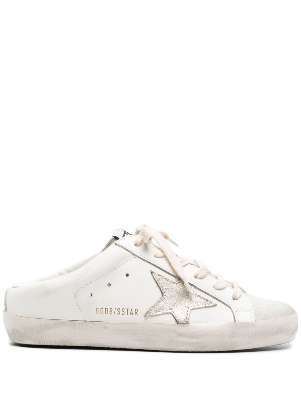 Golden Goose Super-Star 皮质运动鞋 - 白色
