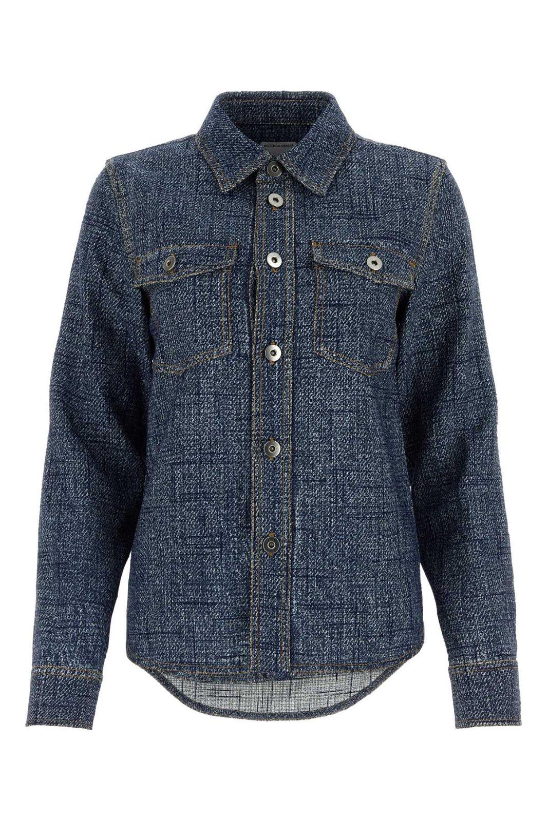Bottega Veneta Long Sleeved Buttoned Shirt
