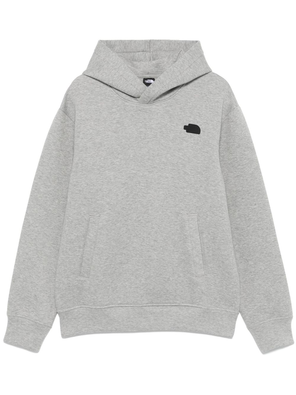 The North Face 橡胶logo连帽衫 - 灰色