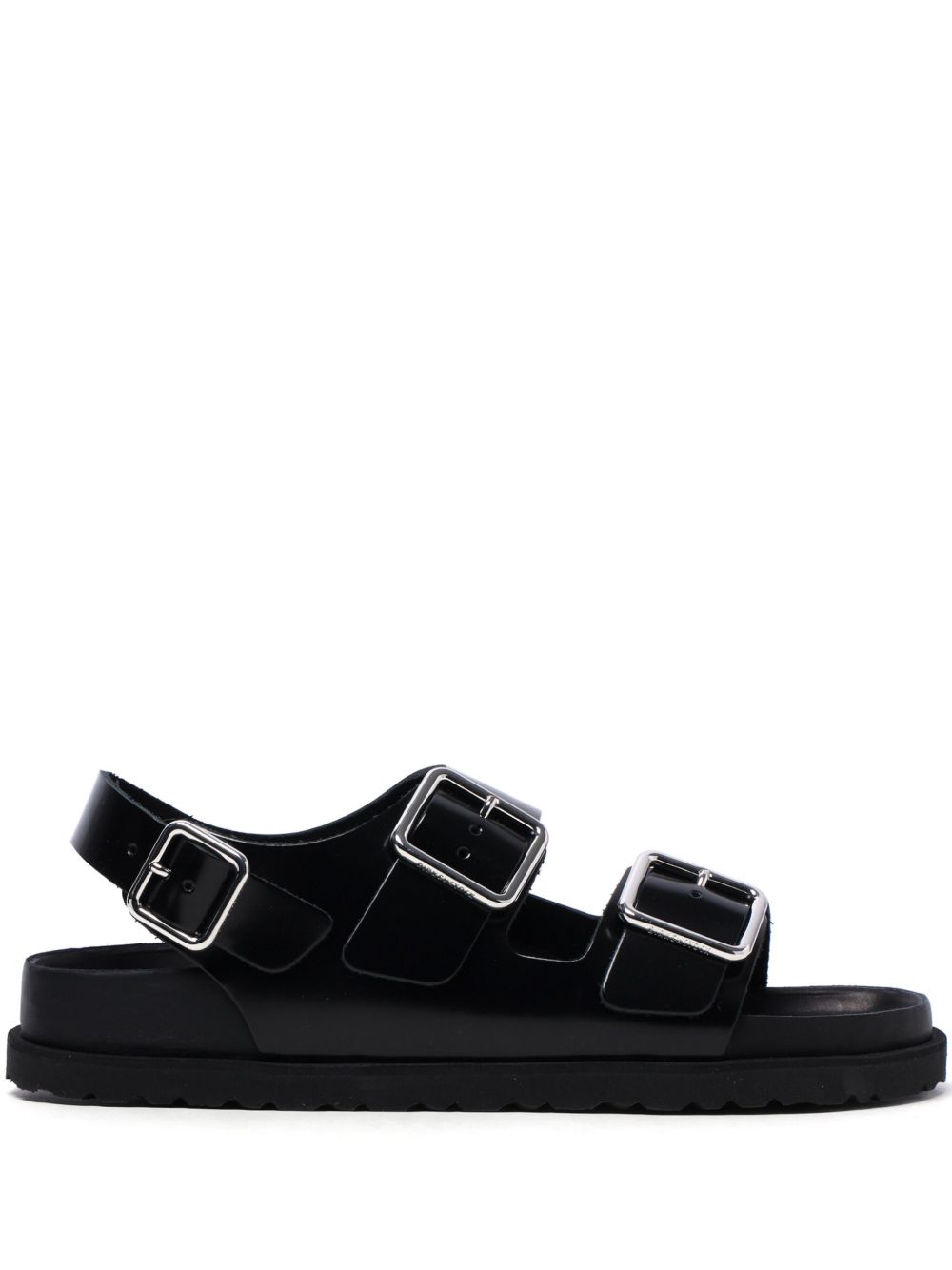 Birkenstock 1774 IV Milano 皮质凉鞋 - 黑色