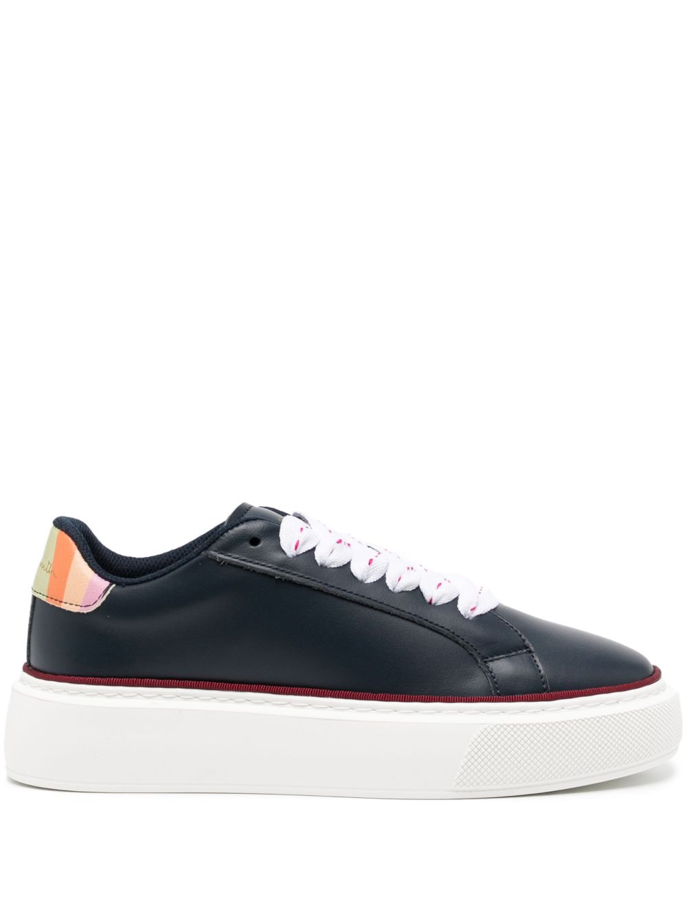 Paul Smith Guppu 皮质厚底运动鞋 - 蓝色