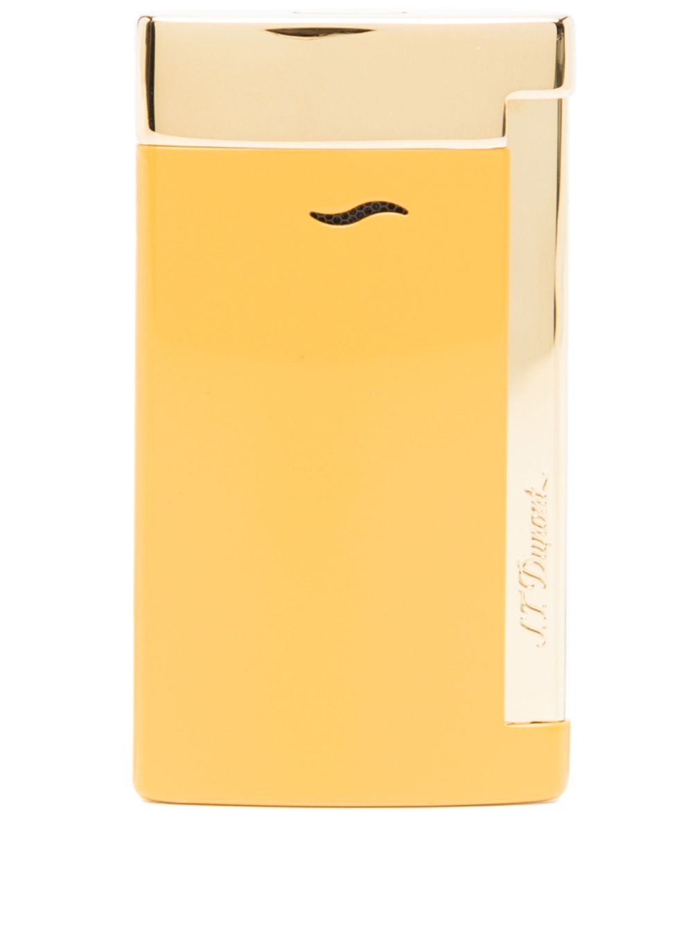 S.T. Dupont Slim 7 铬打火机（7厘米 x 3.5厘米） - 黄色