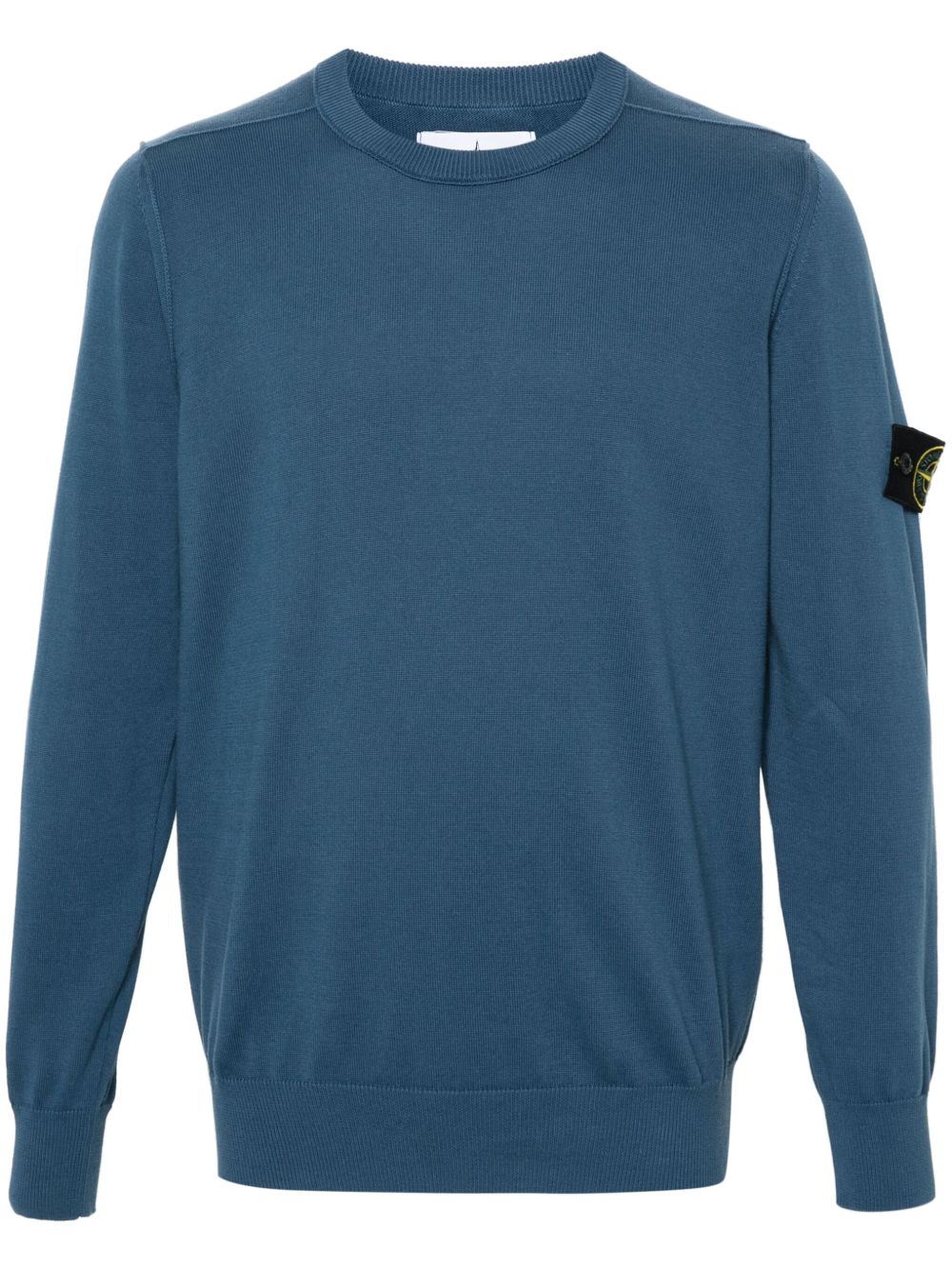 Stone Island 540B2 罗纹毛衣 - 蓝色